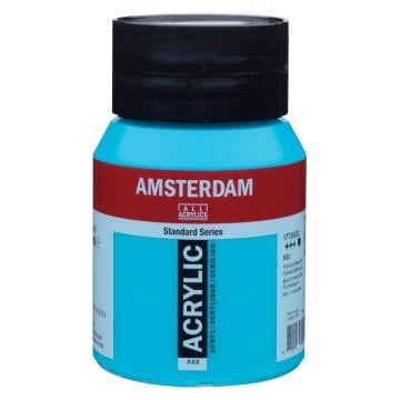 Amsterdam Akrilik Boya 500ml 522 Turquoise Blue