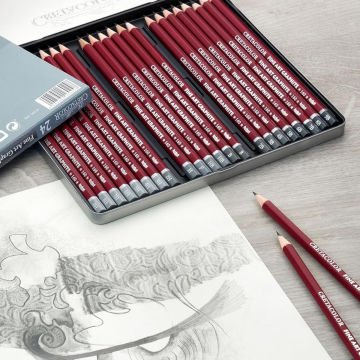 Cretacolor Cleos Fine Art Dereceli Kalem Seti 24lü Metal Kutu 16024