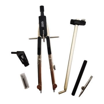 Sema Trilinli Hassas Ayarlı Pergel Seti 6lı