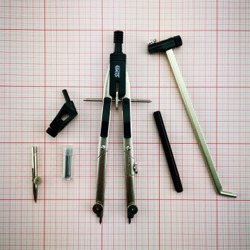 Sema Trilinli Hassas Ayarlı Pergel Seti 6lı