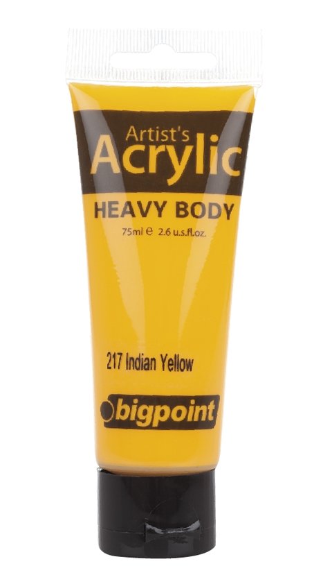Bigpoint Akrilik Boya 75ml 217 Indian Yellow
