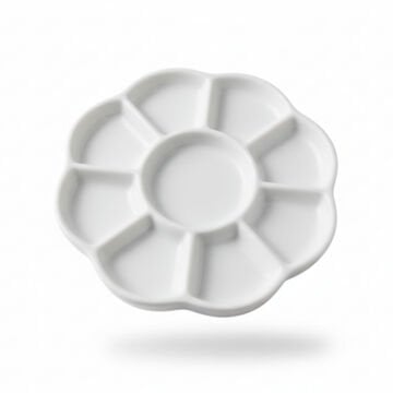 Art Elegant Porselen Papatya Palet 13cm 9 Bölme