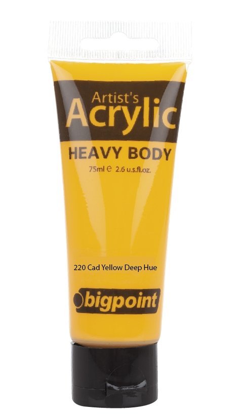Bigpoint Akrilik Boya 75ml 220 Cad Yellow Deep Hue