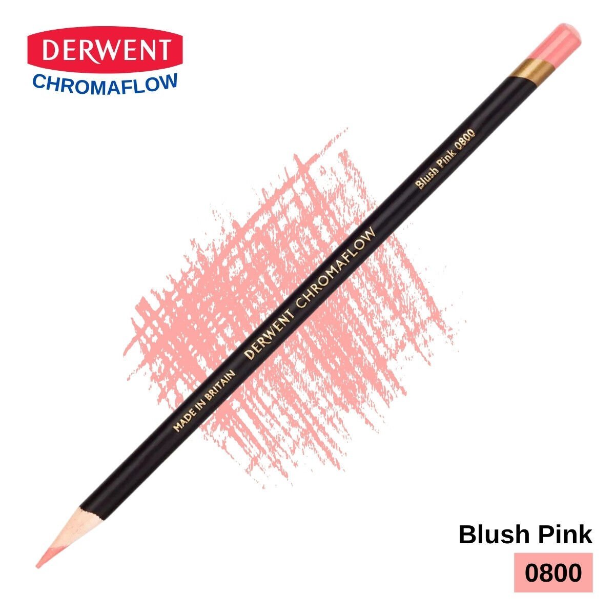 Derwent Chromaflow Kuru Boya Kalemi 0800 Blush Pink