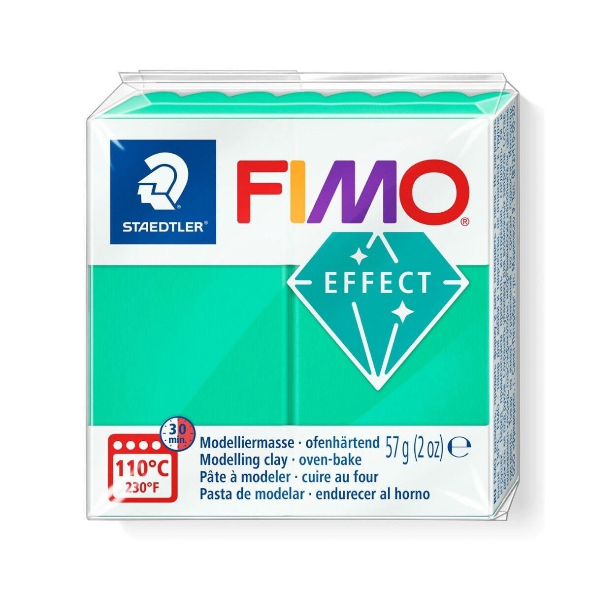 Fimo Effect Polimer Kil 57gr 504 Şeffaf Yeşil