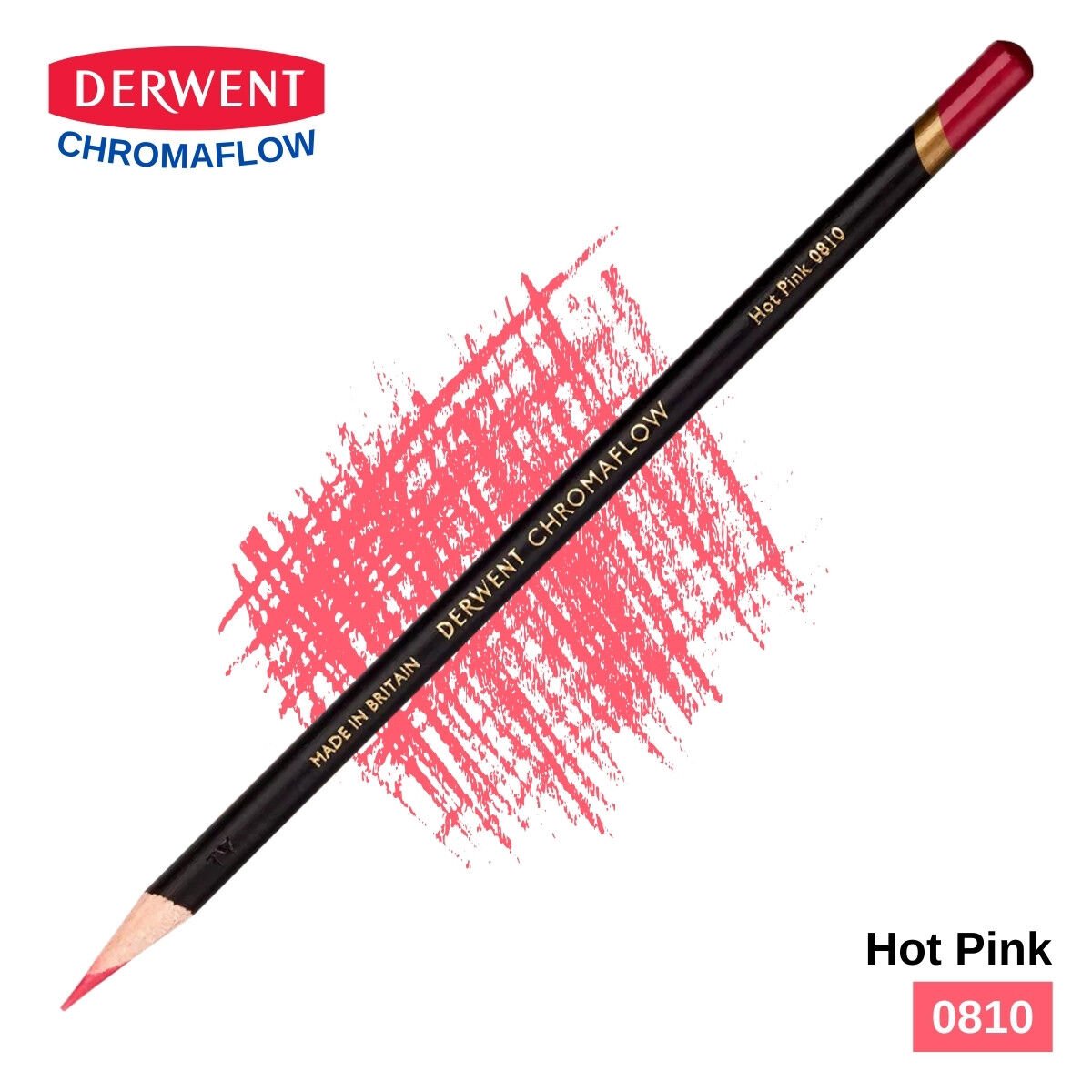 Derwent Chromaflow Kuru Boya Kalemi 0810 Hot Pink