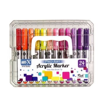 ART-X Pro Art Akrilik Marker Kalem Seti 24lü