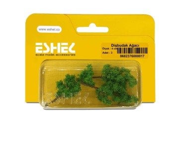 Eshel Maket Dişbudak Ağacı 4cm 3lü