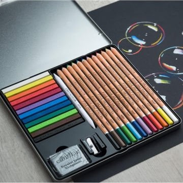 Cretacolor Pastel Basic Box Soft Pastel Başlangıç Seti Metal Kutu 27 Parça 47022