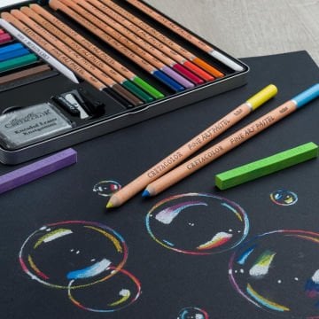 Cretacolor Pastel Basic Box Soft Pastel Başlangıç Seti Metal Kutu 27 Parça 47022