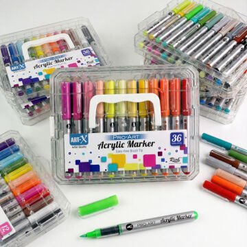 ART-X Pro Art Akrilik Marker Kalem Seti 12li