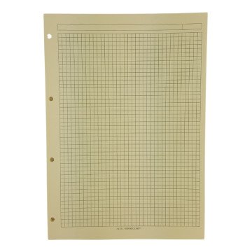 Alex Schoeller Kolej Yedek Renkli A4 Kareli 50 Sayfa ALX 872 Sarı
