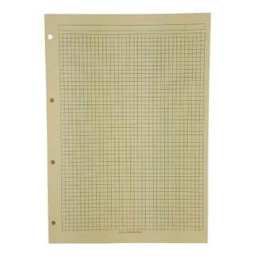 Alex Schoeller Kolej Yedek Renkli A4 Kareli 50yp ALX 872 Sarı