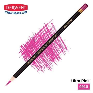 Derwent Chromaflow Kuru Boya Kalemi 0910 Ultra Pink