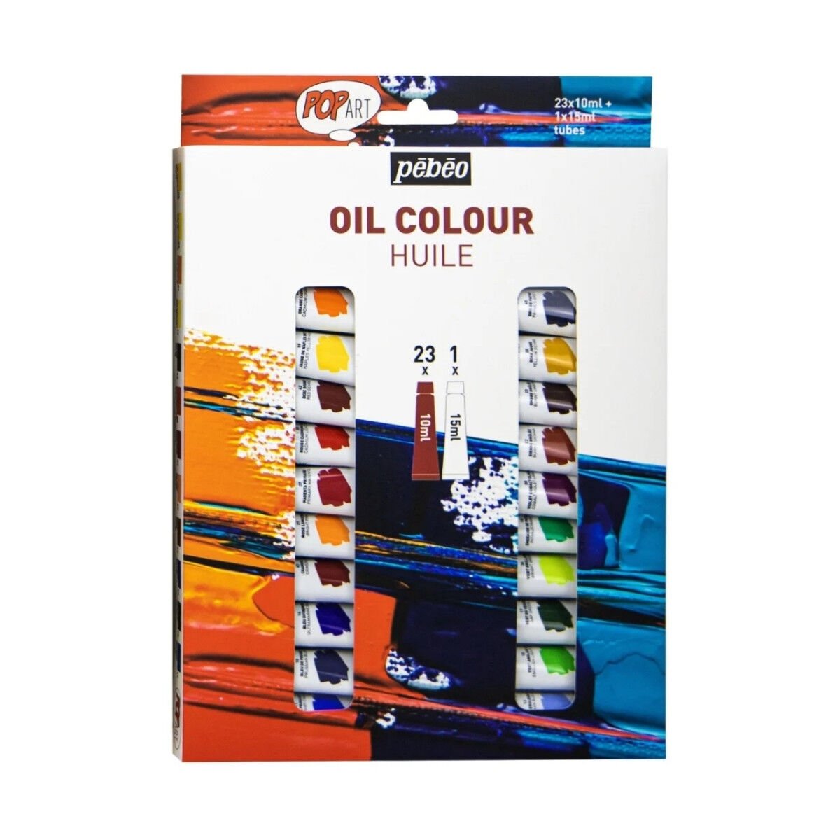 Pebeo Pop Art Yağlı Boya Seti 23x10ml ve 1x15ml