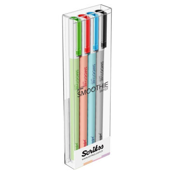 Scrikss Smoothie Jel Kalem 0.7mm 4lü Set1