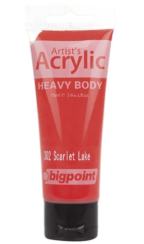 Bigpoint Akrilik Boya 75ml 302 Scarlet