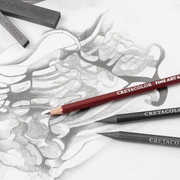 Cretacolor Silver Box Premium Eskiz Seti Metal Kutu 15 Parça 40018