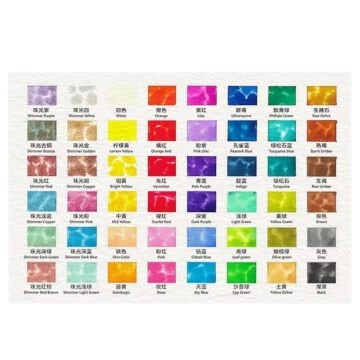 Art Elegant Sulu Boya Seti Yarım Tablet 54 Parça