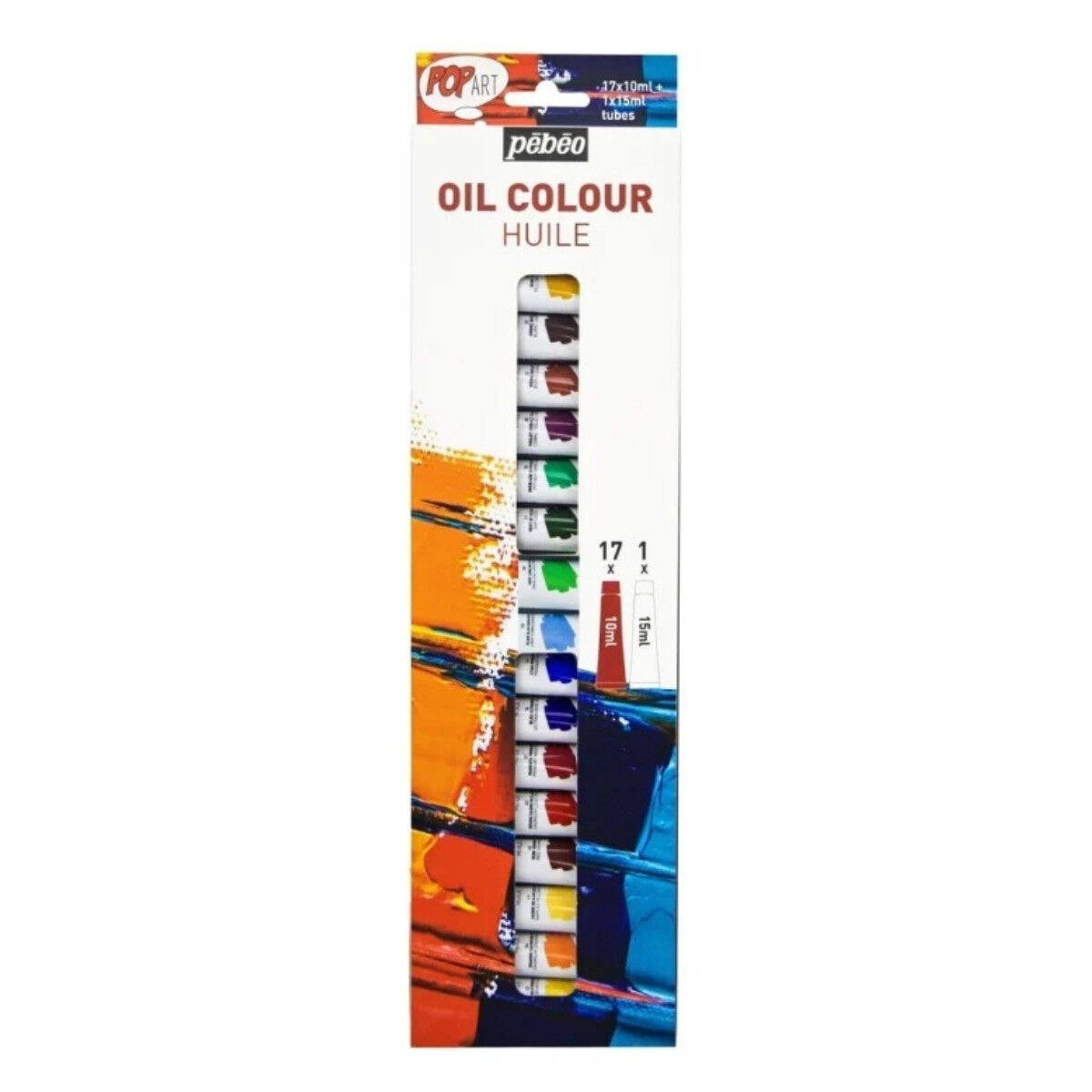 Pebeo Pop Art Yağlı Boya Seti 17x10ml ve 1x15ml