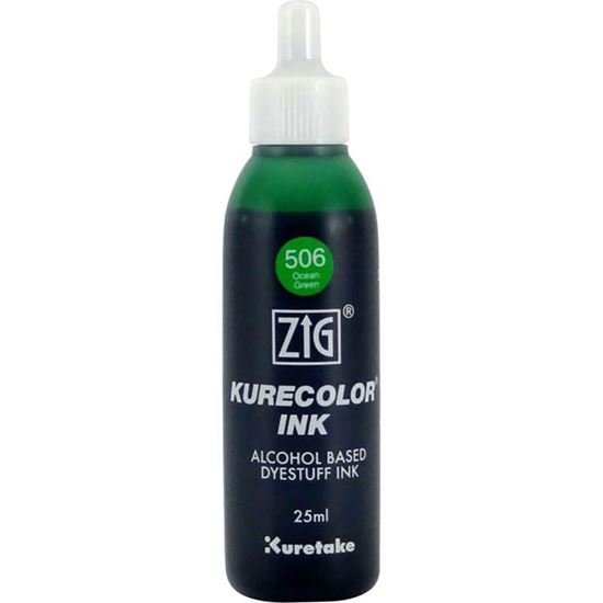 Zig Kurecolor Ink Alkol Bazlı Mürekkep 25ml 506 Ocean Green