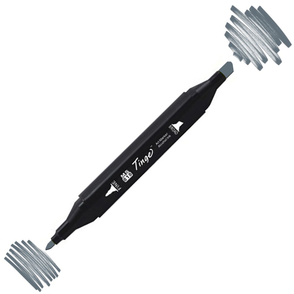 Tinge Twin Çift Uçlu Marker Kalemi Bg7 Blue Grey
