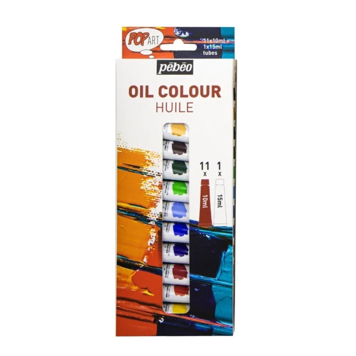 Pebeo Pop Art Yağlı Boya Seti 11x10ml ve 1x15ml 669600