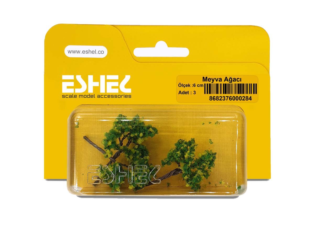 Eshel Maket Meyva Ağacı 6cm 3lü