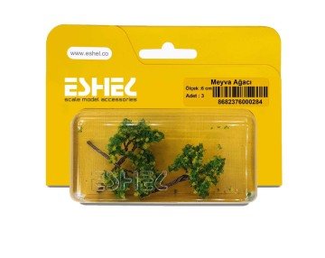 Eshel Maket Meyva Ağacı 6cm 3lü