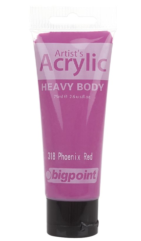 Bigpoint Akrilik Boya 75ml 318 Phoenix Red