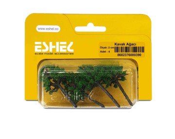 Eshel Maket Kavak Ağacı 3cm 4lü