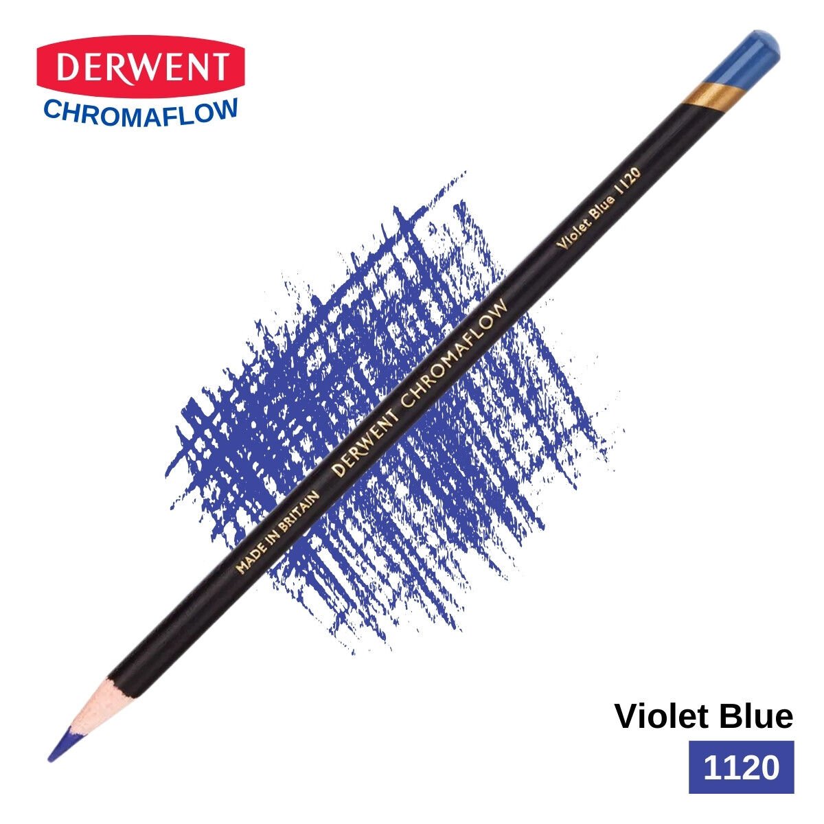 Derwent Chromaflow Kuru Boya Kalemi 1120 Violet Blue
