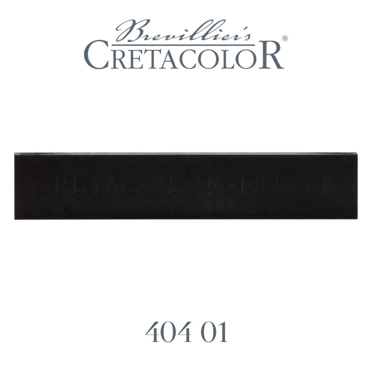Cretacolor Sıkıştırılmış Yağlı Kömür Çizim Çubuğu 7x14x72mm Nero Stick Extrasoft 40401