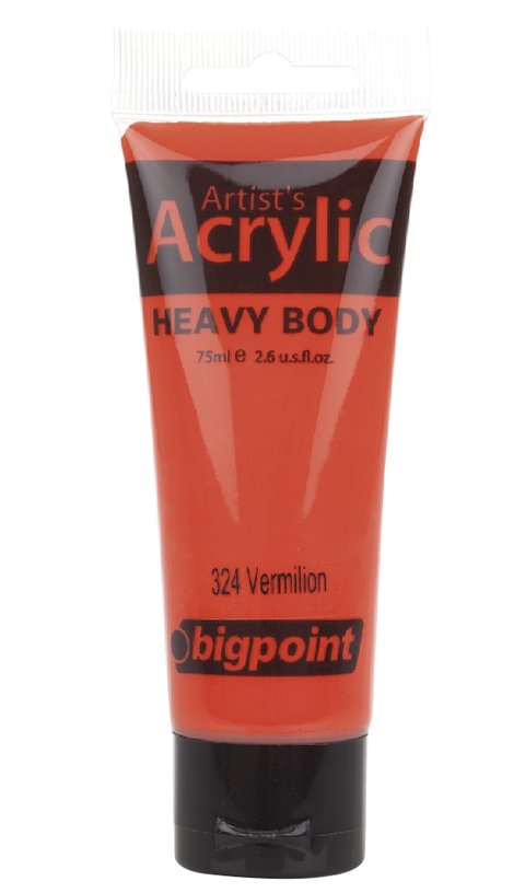 Bigpoint Akrilik Boya 75ml 324 Vermilion