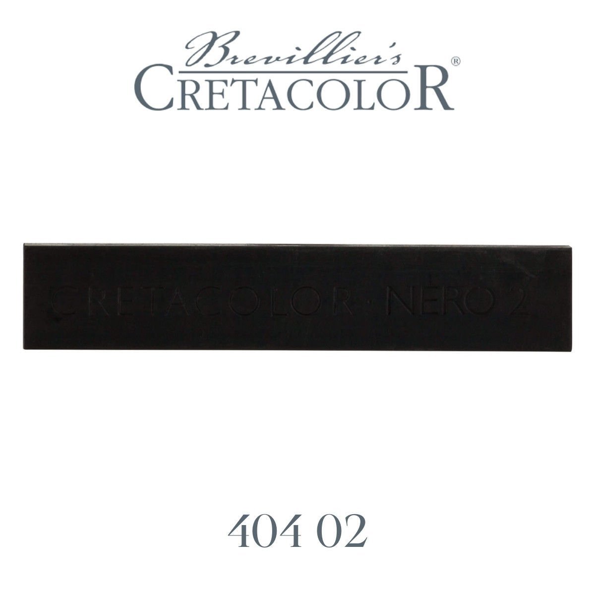 Cretacolor Sıkıştırılmış Yağlı Kömür Çizim Çubuğu 7x14x72mm Nero Stick Soft 40402