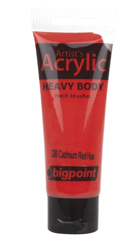 Bigpoint Akrilik Boya 75ml 326 Cad Red Hue