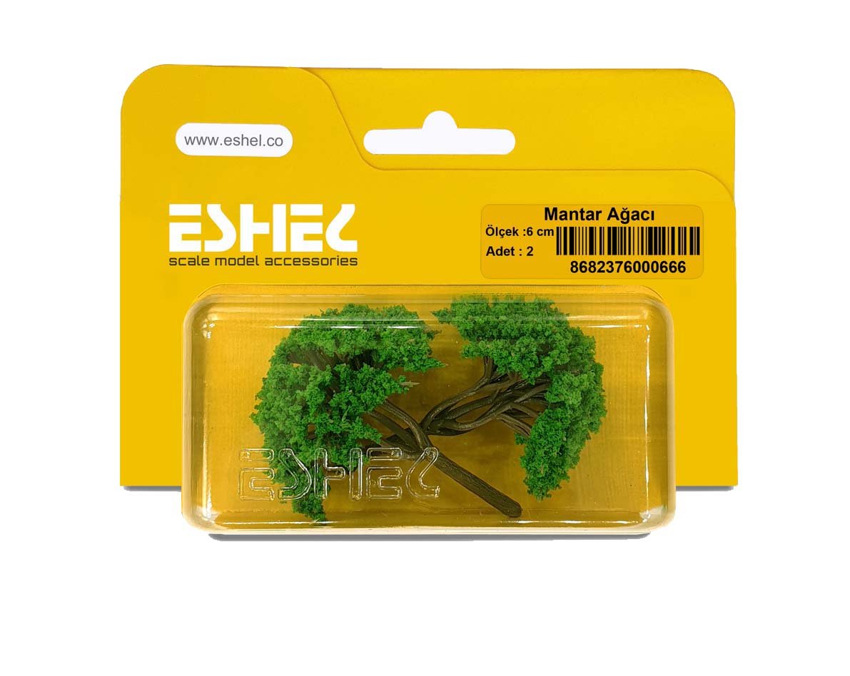 Eshel Maket Mantar Ağacı 6cm 2li