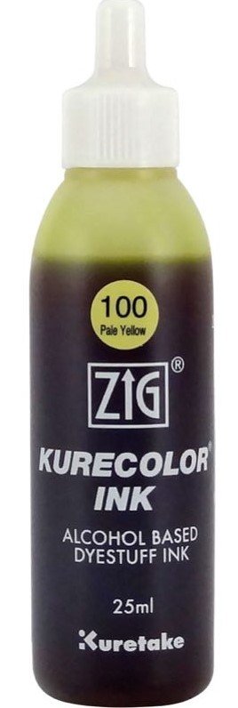 Zig Kurecolor Ink Alkol Bazlı Mürekkep 25ml 120 Barium Yellow