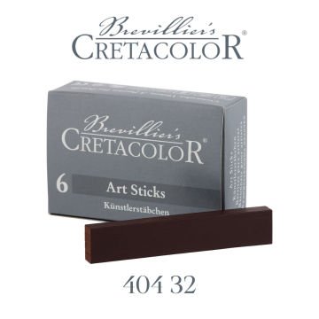 Cretacolor Sıkıştırılmış Yağlı Kömür Çizim Çubuğu 7x14x72mm Sepia Stick Light 40432