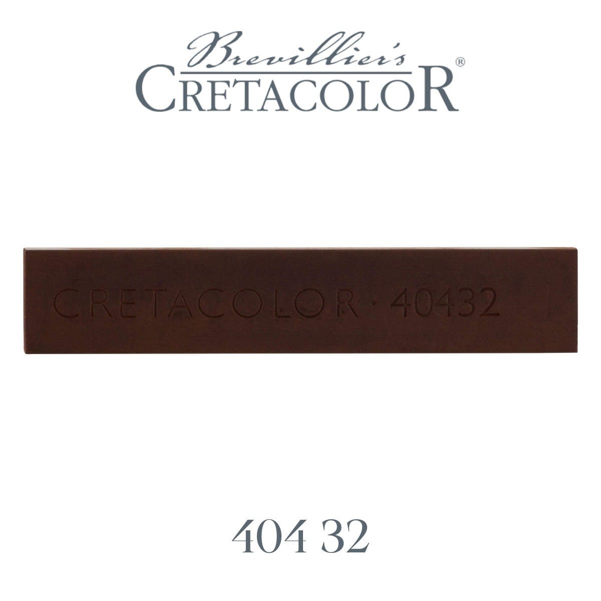 Cretacolor Sıkıştırılmış Yağlı Kömür Çizim Çubuğu 7x14x72mm Sepia Stick Light 40432