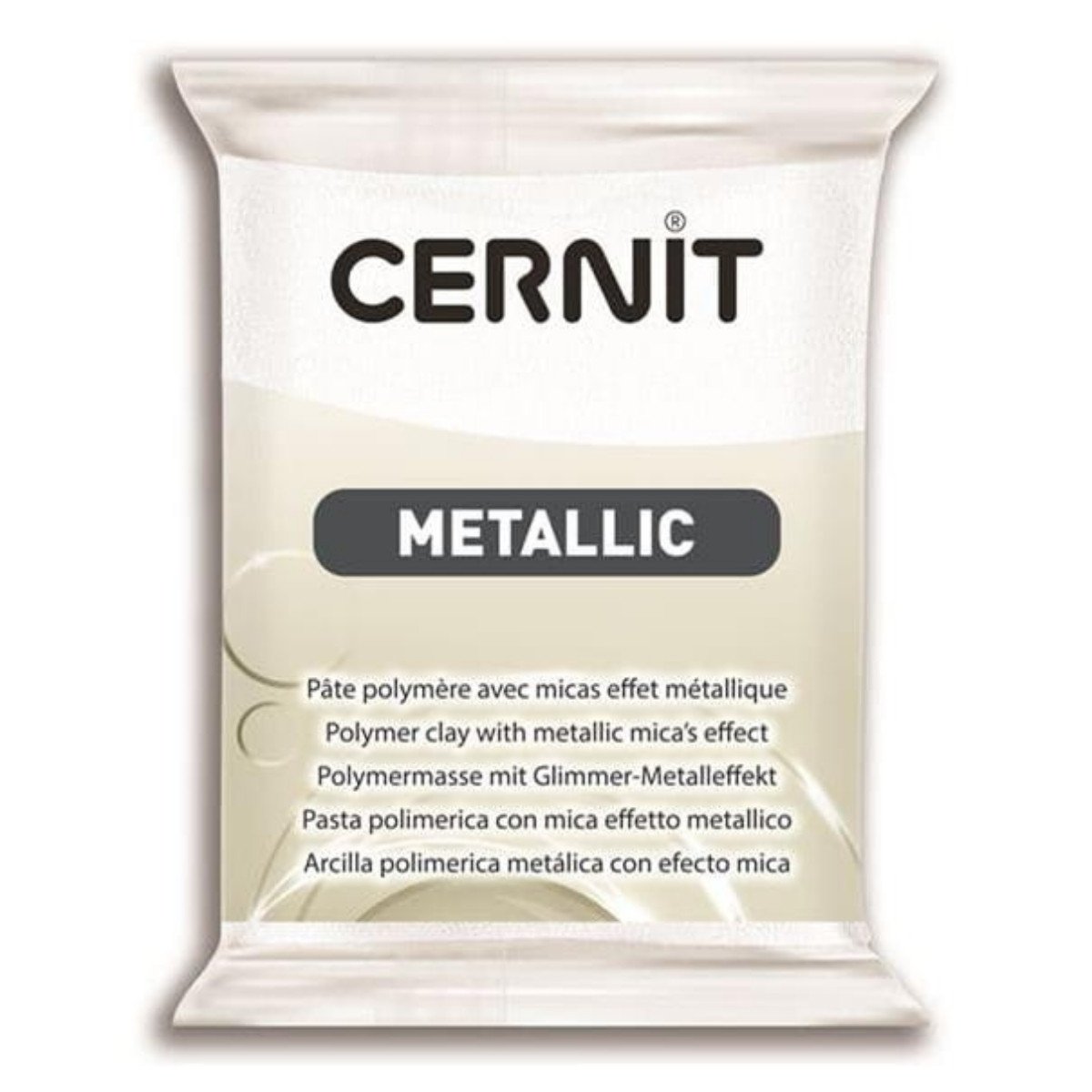Cernit Metallic Polimer Kil 56gr 085 Pearl White