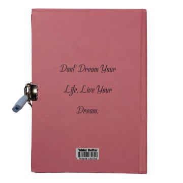 Yıldız Sert Kapak 14x20cm 80yp Kids Seri Hatıra Defteri Çizgili Kilitli Dont Dream
