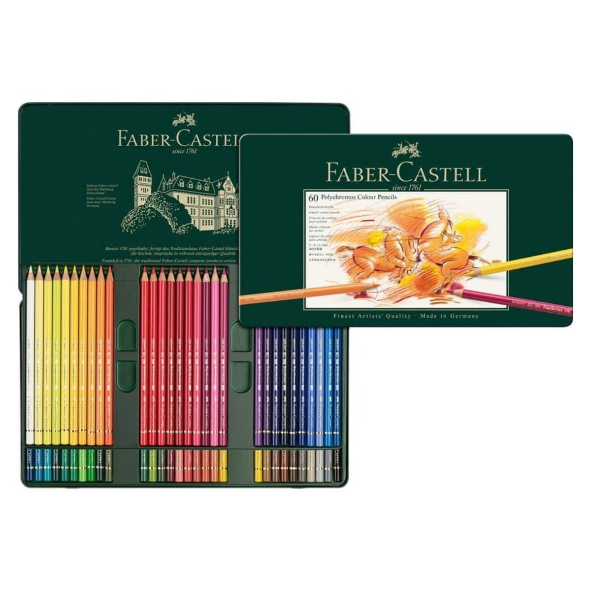 Faber Castell Polychromos Kuru Boya Kalemi 60 Renk