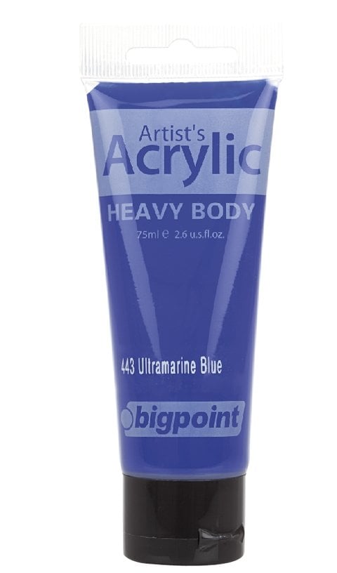 Bigpoint Akrilik Boya 75ml 443 Ultramarine Blue