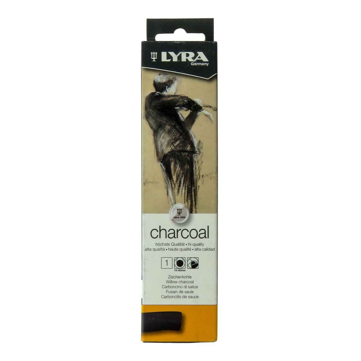 Lyra Kömür Çubuk Chunky 15-20mm x 13cm Tekli