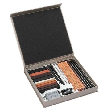 Cretacolor Passion Box Drawing Set Premium Çizim Seti Özel Hediyelik Kutu 25 Parça 40063