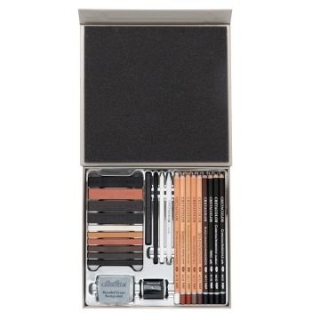 Cretacolor Passion Box Drawing Set Premium Çizim Seti Özel Hediyelik Kutu 25 Parça 40063