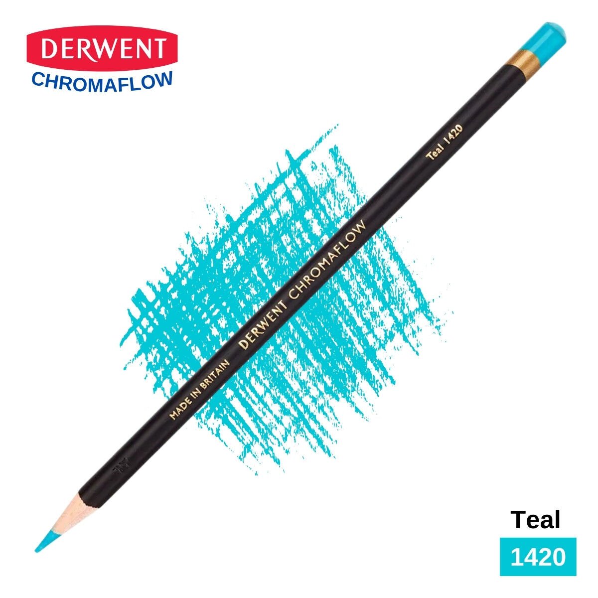 Derwent Chromaflow Kuru Boya Kalemi 1420 Teal