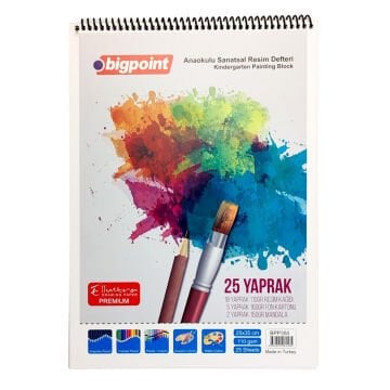 Bigpoint Anaokulu Sanatsal Resim Defteri 25x35cm 25yp
