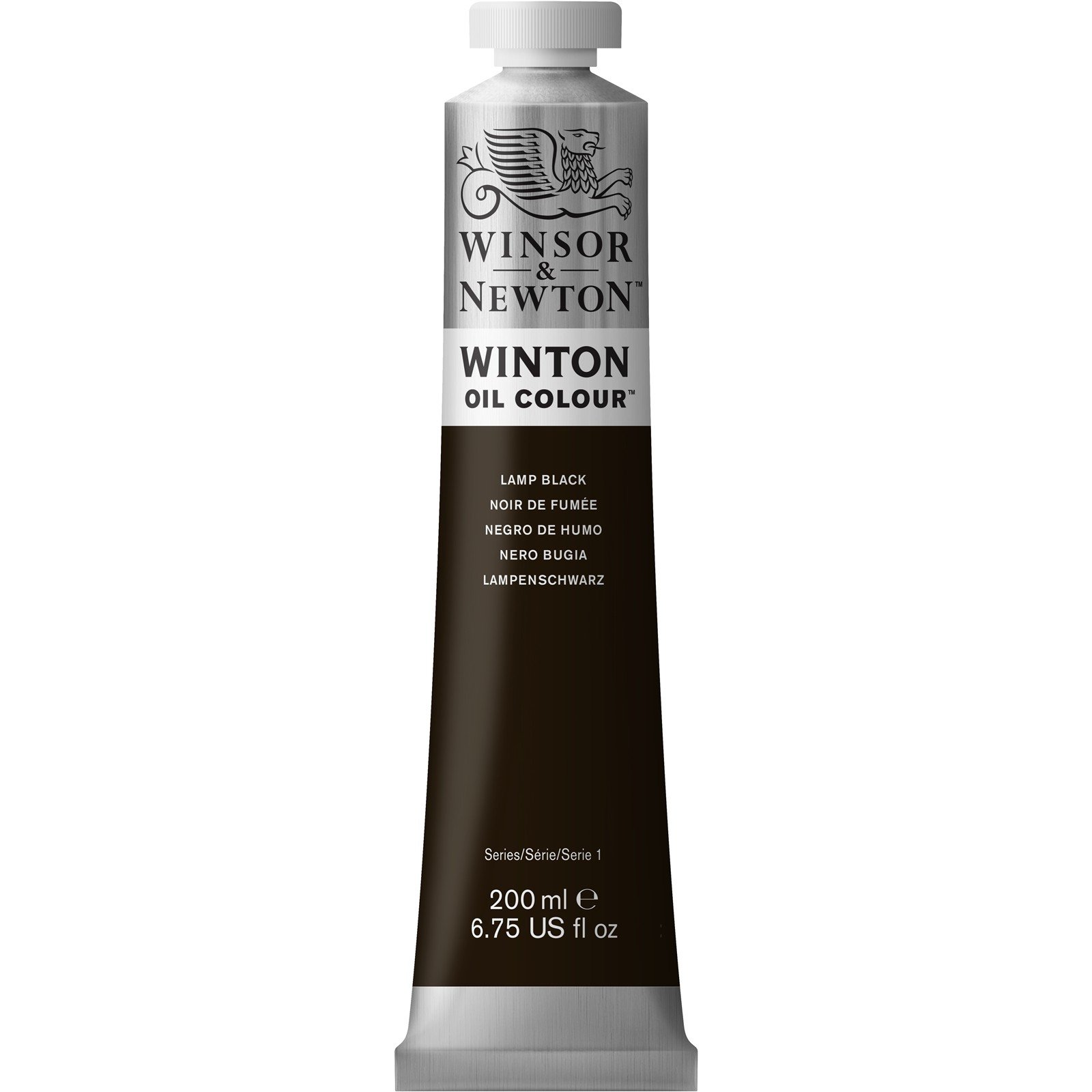 Winsor Newton Winton Yağlı Boya 200ml 337 Lamp Black (25)